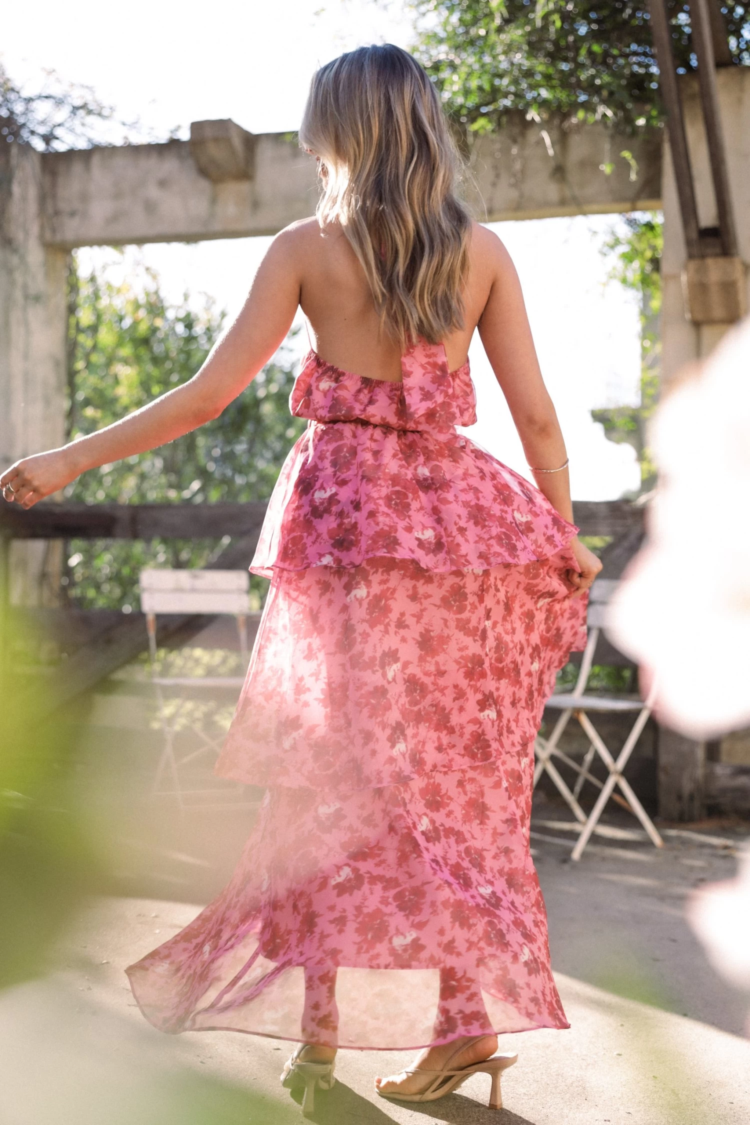 Blaise Frill Skirt - Pink - Image 2