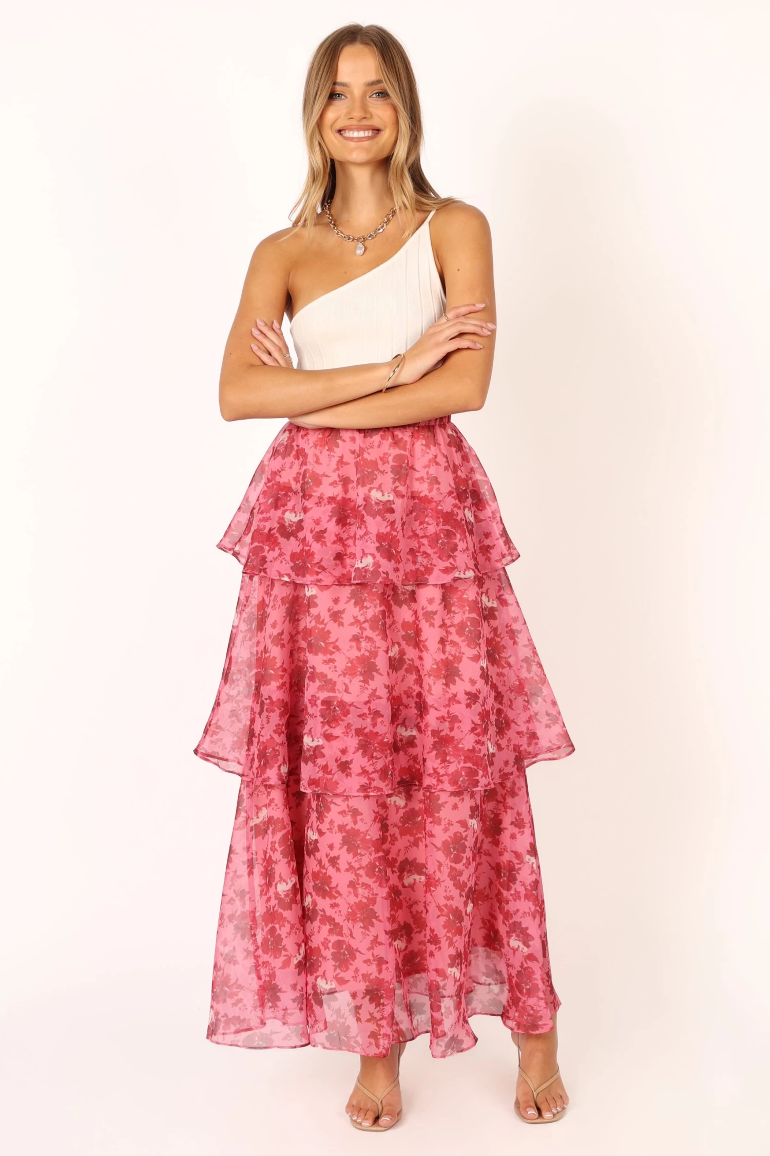 Blaise Frill Skirt - Pink - Image 5