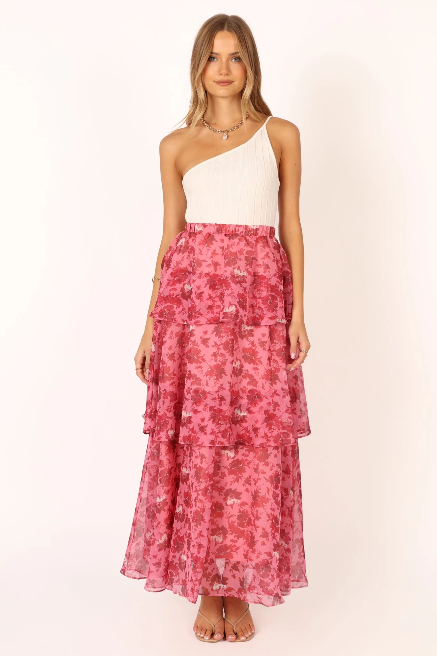Blaise Frill Skirt - Pink - Image 8