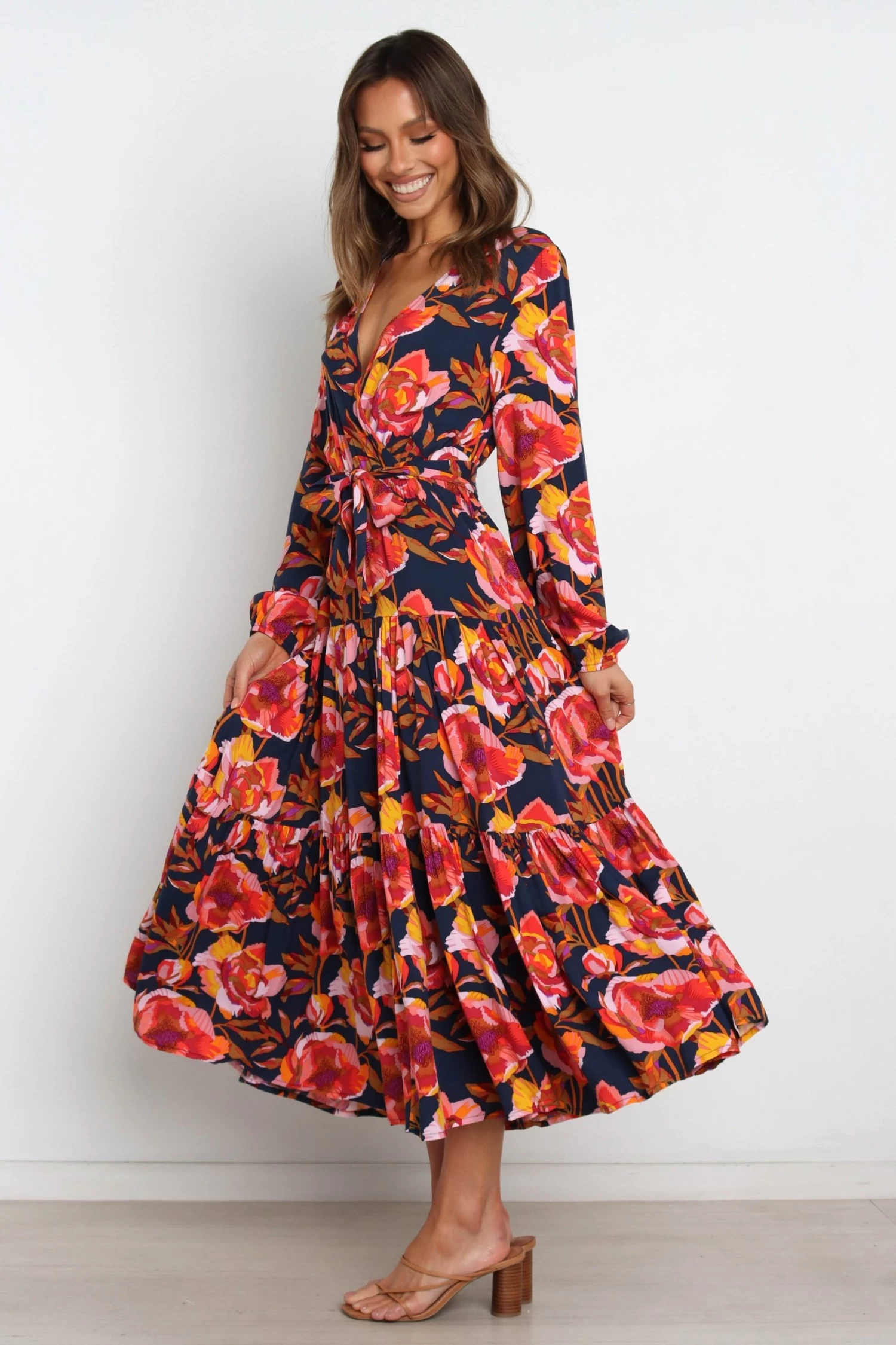Balsa Dress - Navy Floral - Image 5