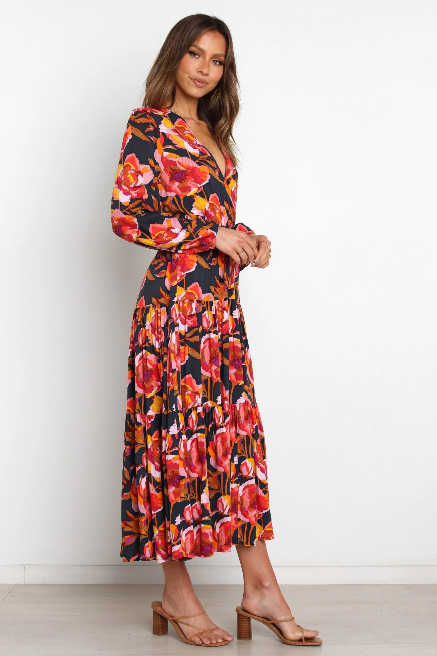 Balsa Dress - Navy Floral - Image 7