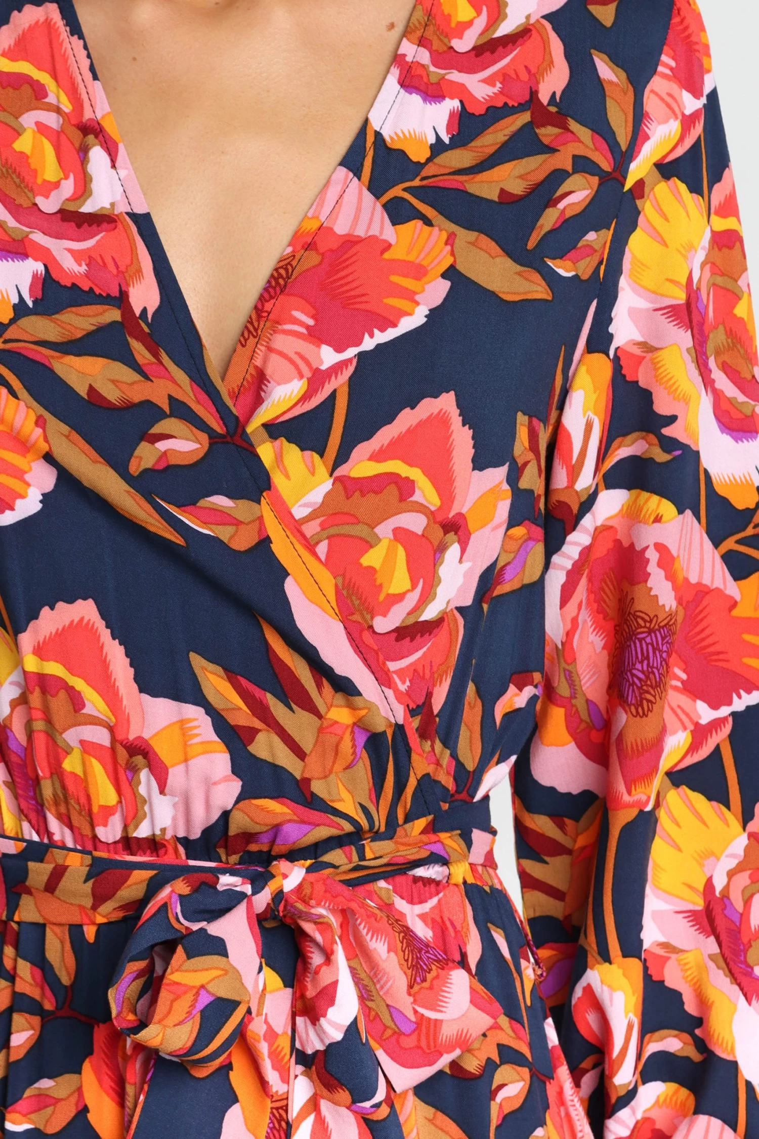 Balsa Dress - Navy Floral - Image 9