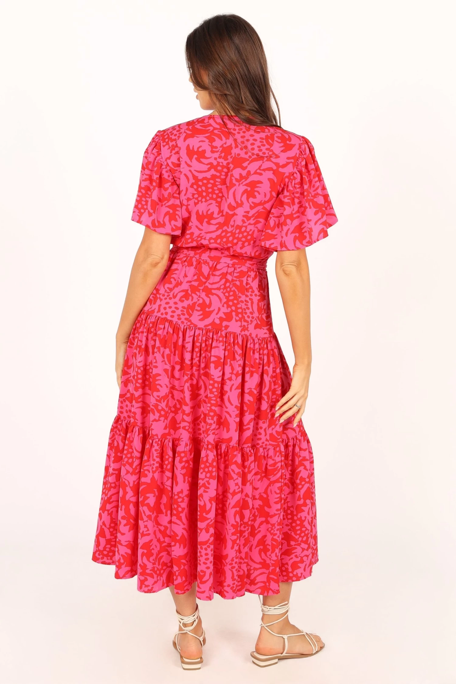 Barker Dress - Pink Red Floral - Image 7
