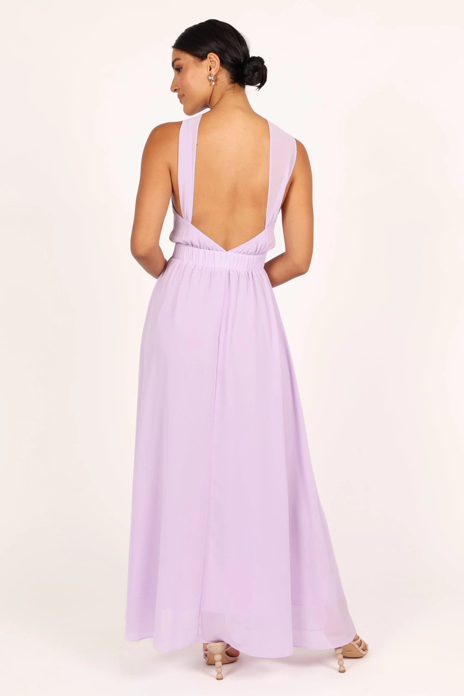 Blossom Halterneck Maxi Dress - Lavender - Image 6