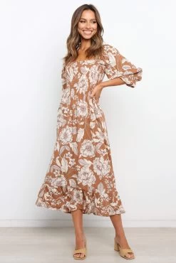Byron Dress - Brown