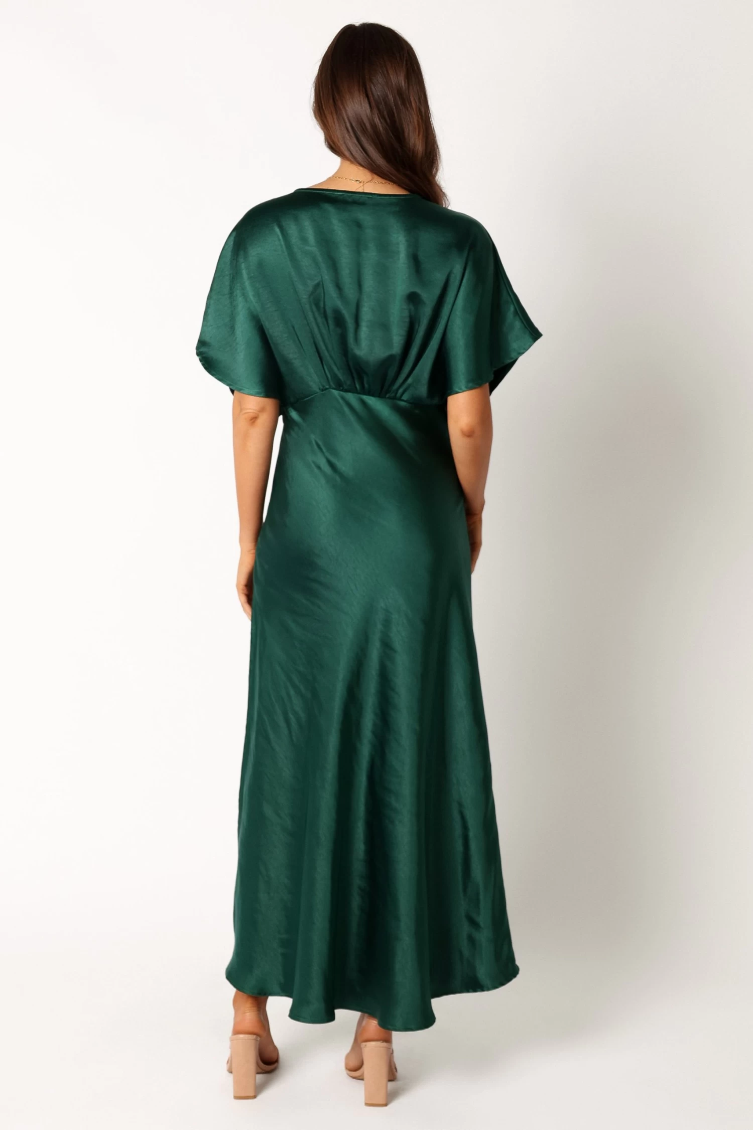 Ciara Maxi Dress - Dark Emerald - Image 2