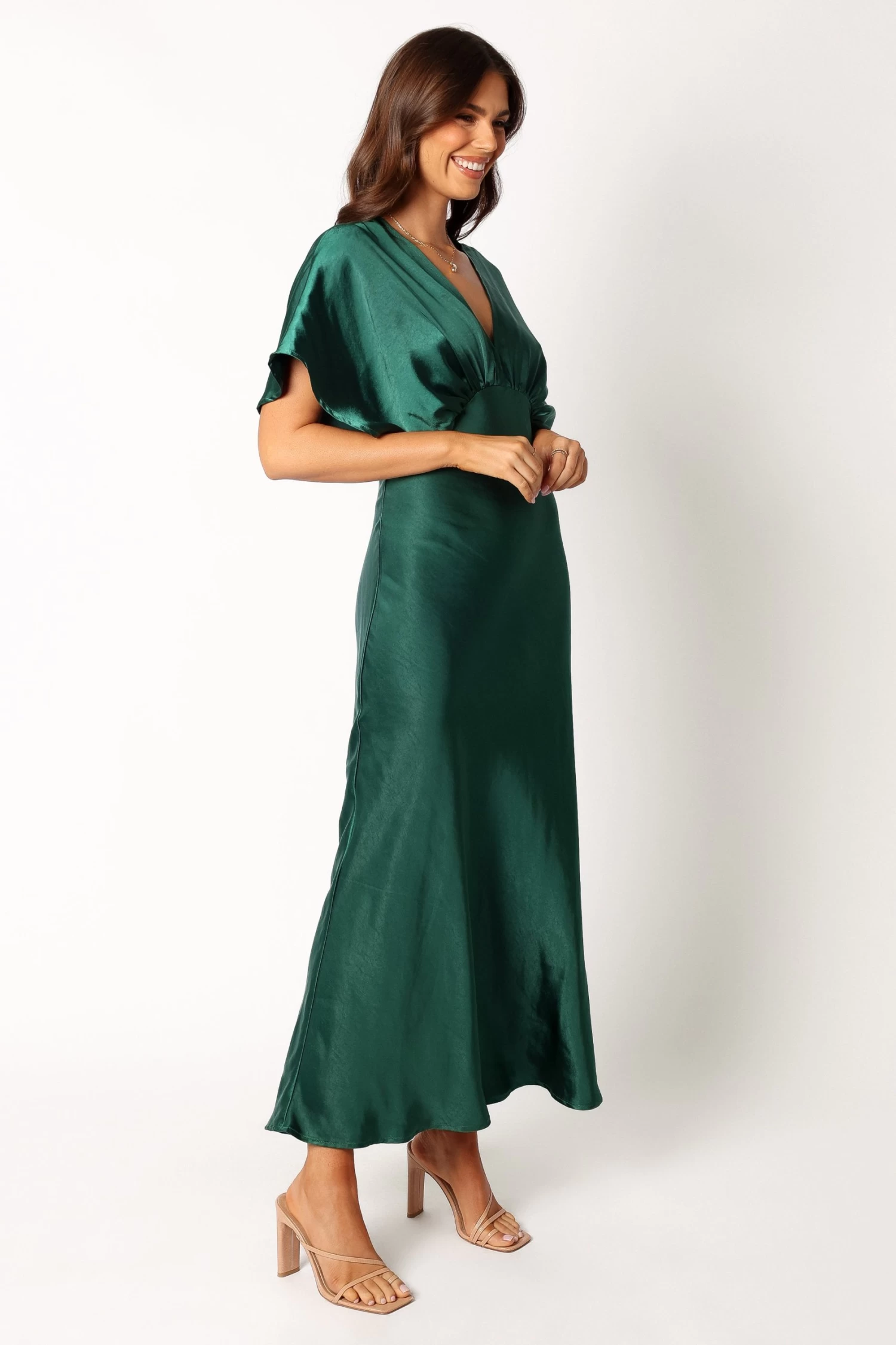 Ciara Maxi Dress - Dark Emerald - Image 5