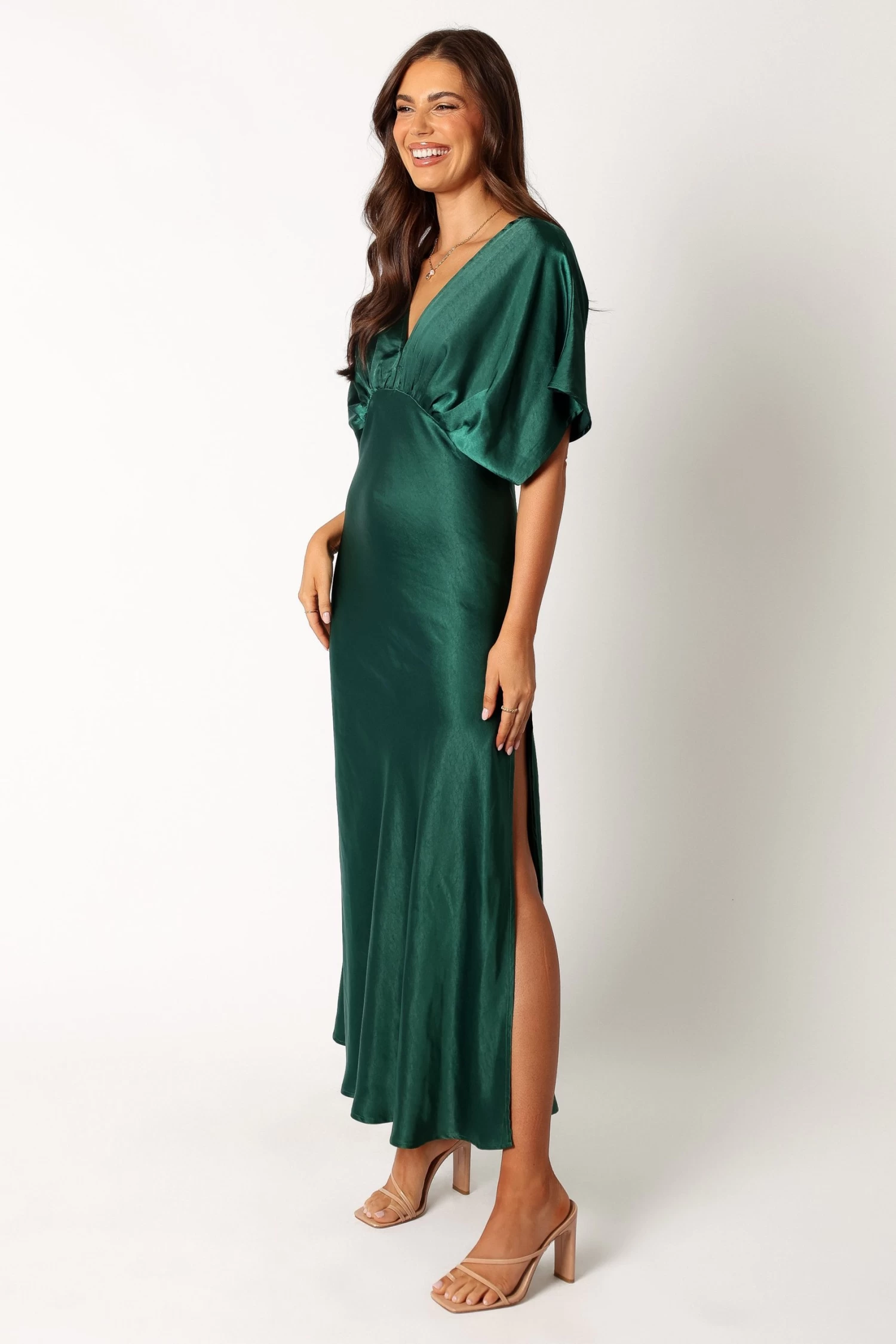 Ciara Maxi Dress - Dark Emerald - Image 7
