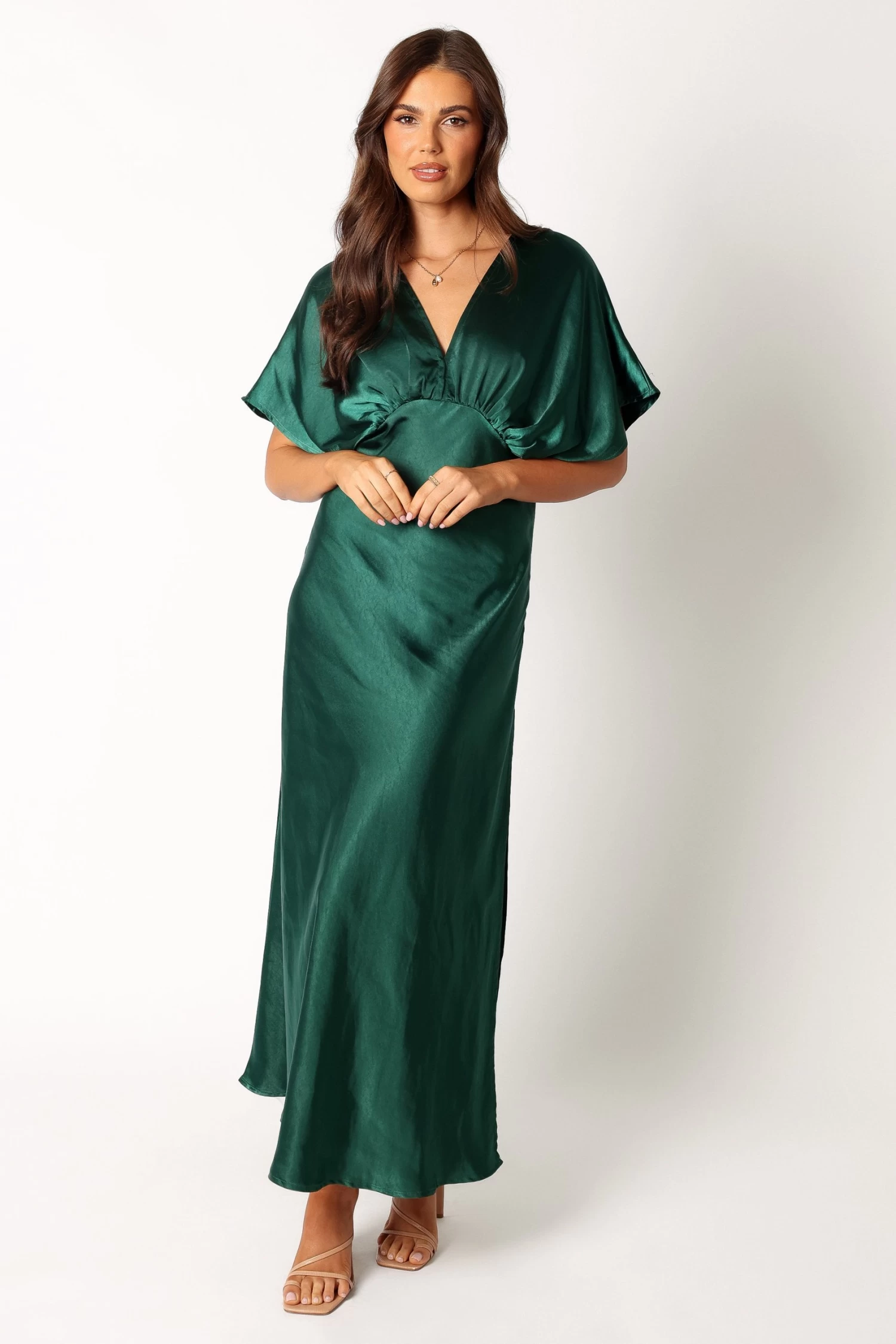 Ciara Maxi Dress - Dark Emerald - Image 9