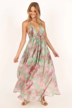 Ciara Maxi Dress - Green Multi