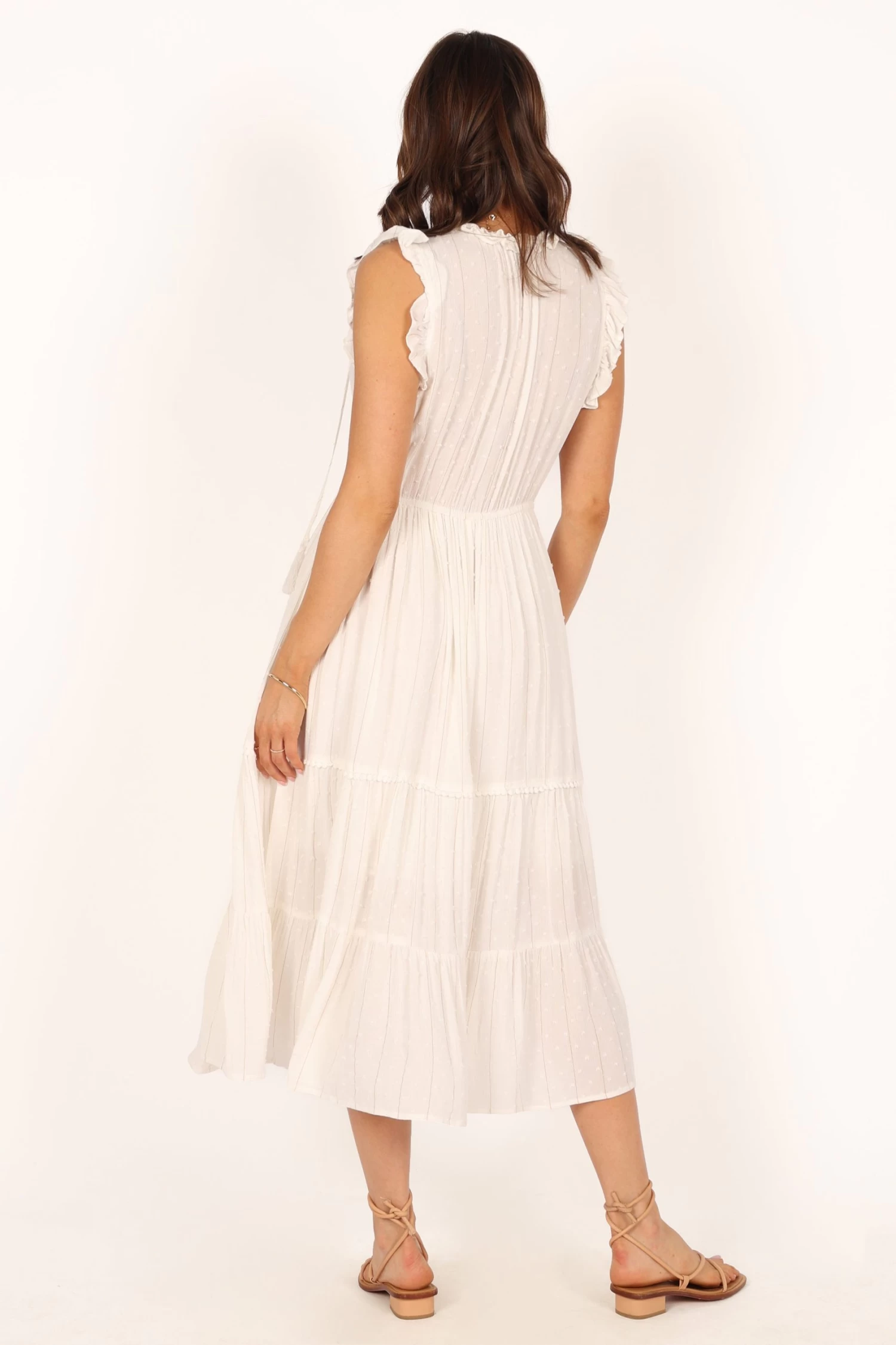Courtney Maxi Dress - White Gold - Image 9