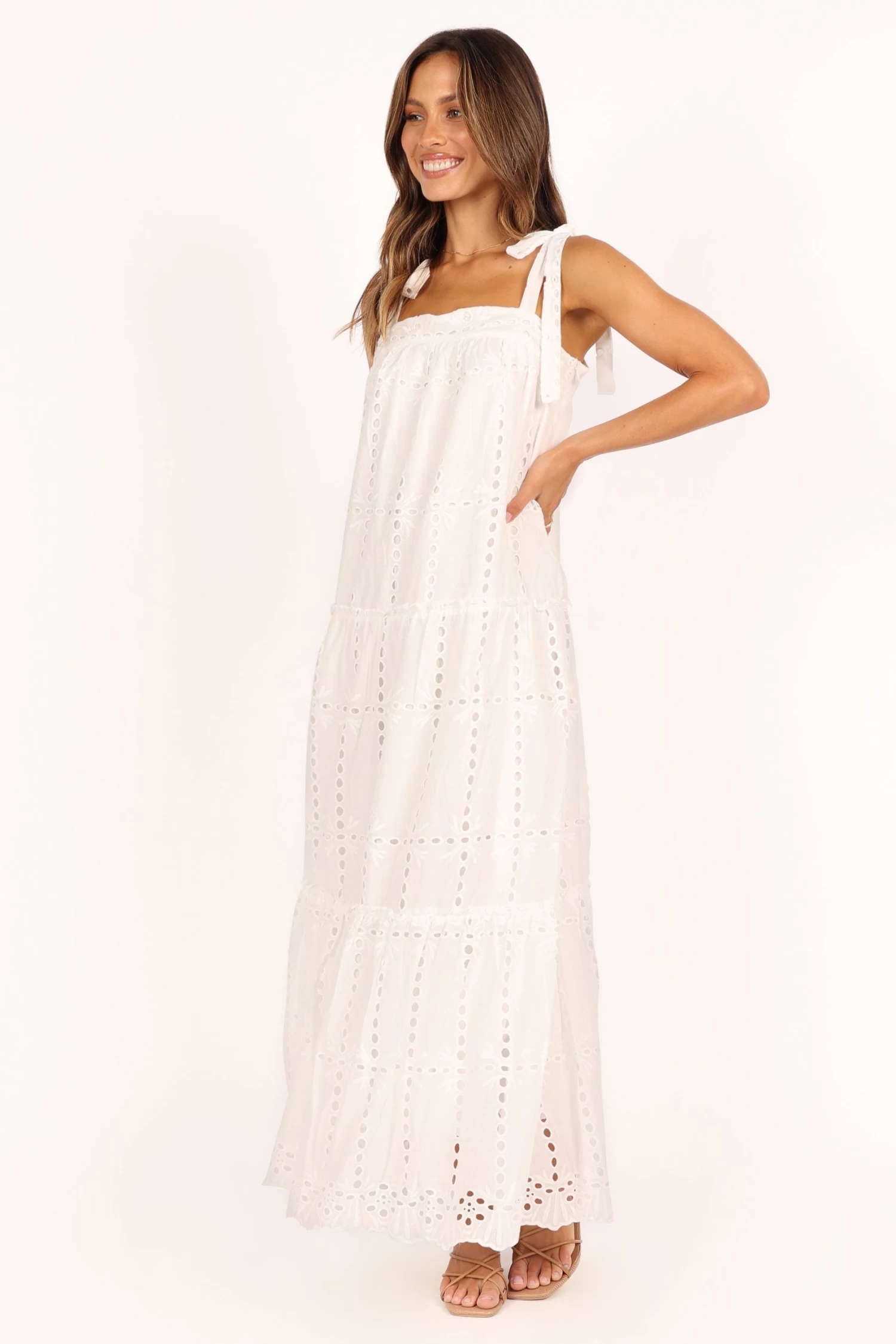 Danna Dress - White - Image 3