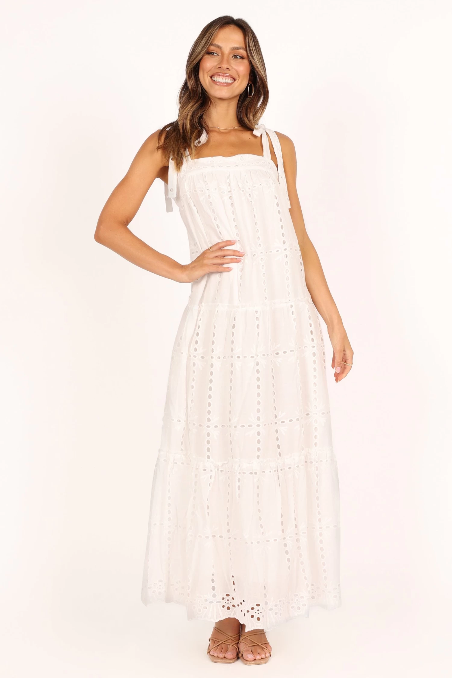 Danna Dress - White