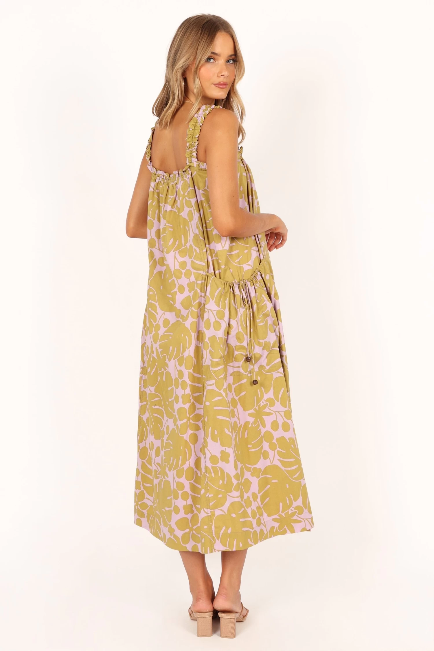 Deva Maxi Dress - Olive - Image 5