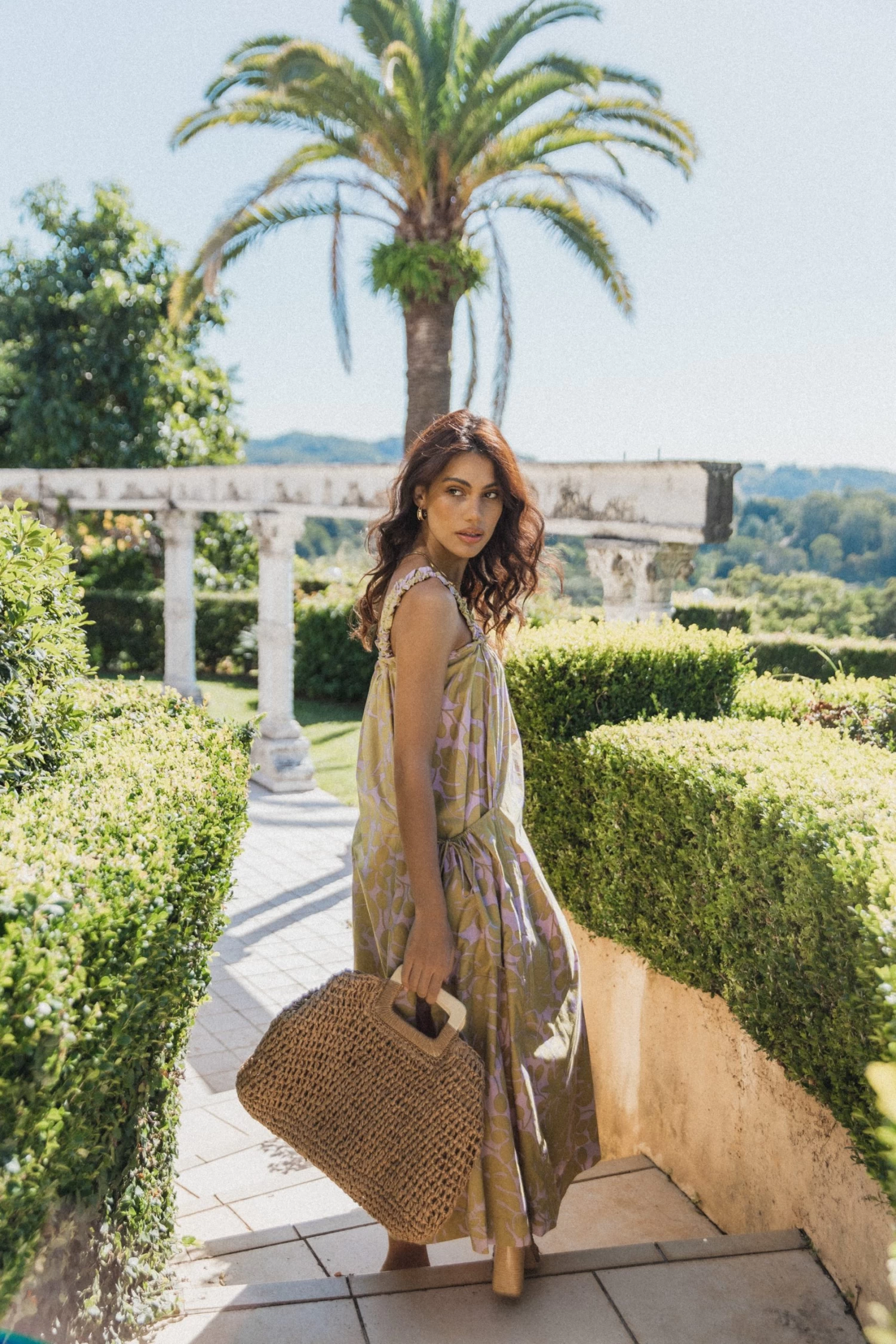 Deva Maxi Dress - Olive - Image 2