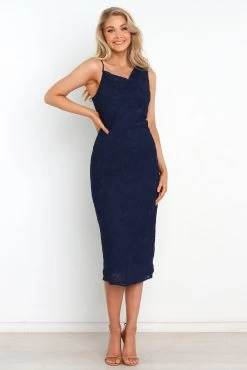 Entice Dress - Navy