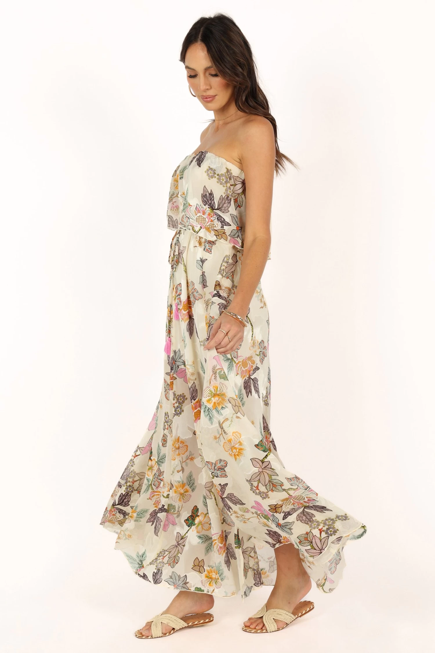 Flora Maxi Dress - Ivory Multi - Image 5