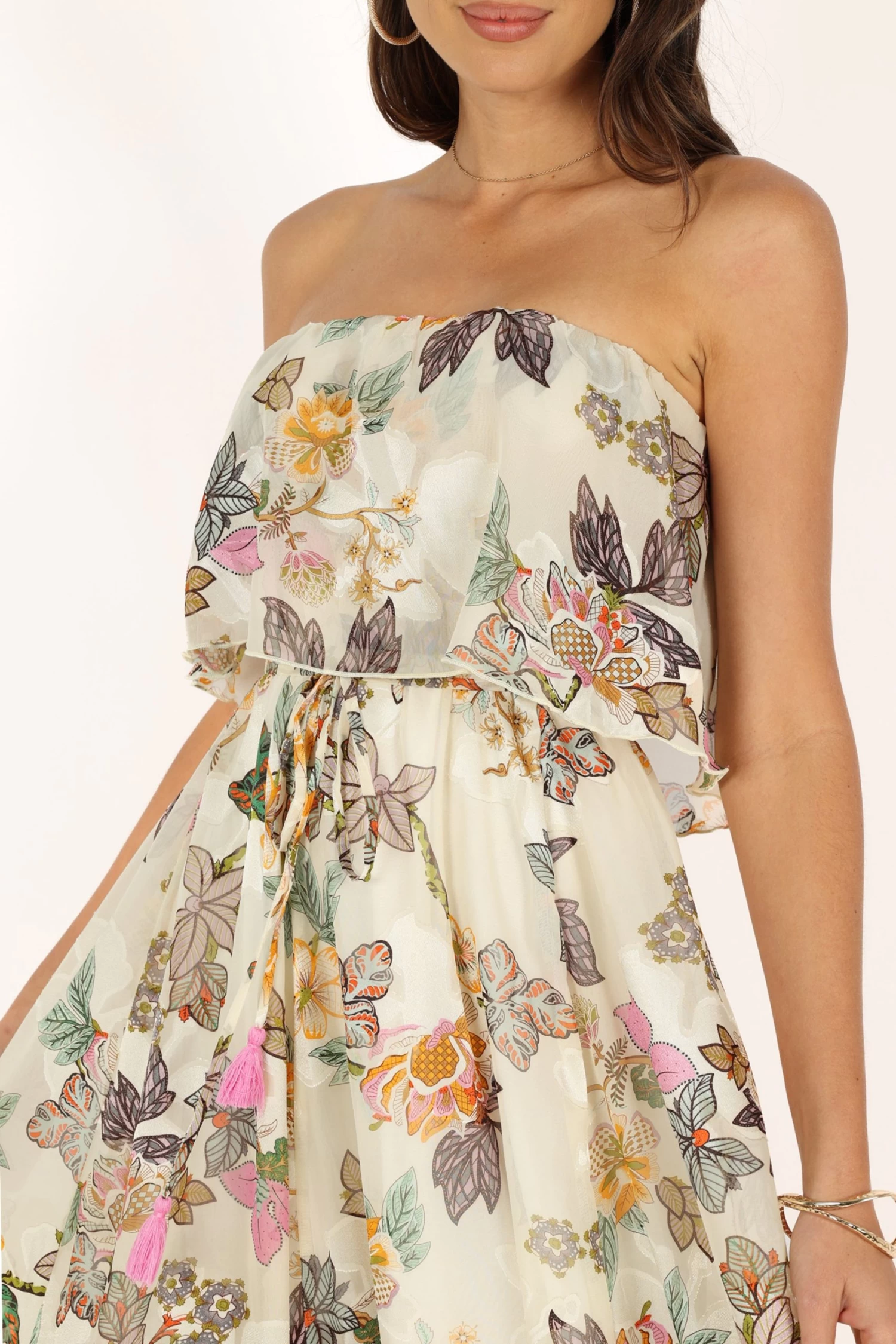 Flora Maxi Dress - Ivory Multi - Image 10