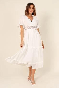 Florencia Dress - White