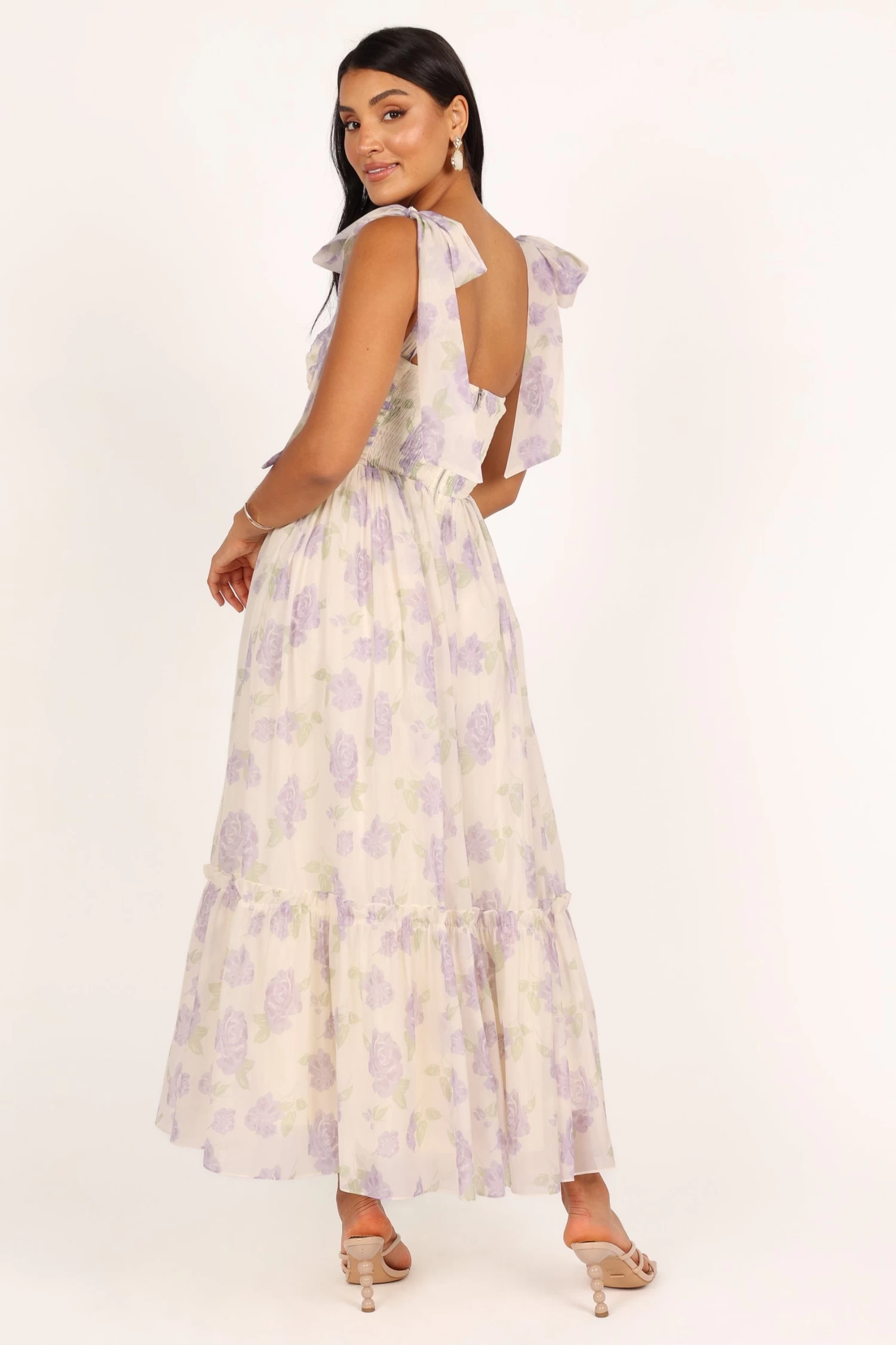 Floret Midi Dress - Lavender - Image 8