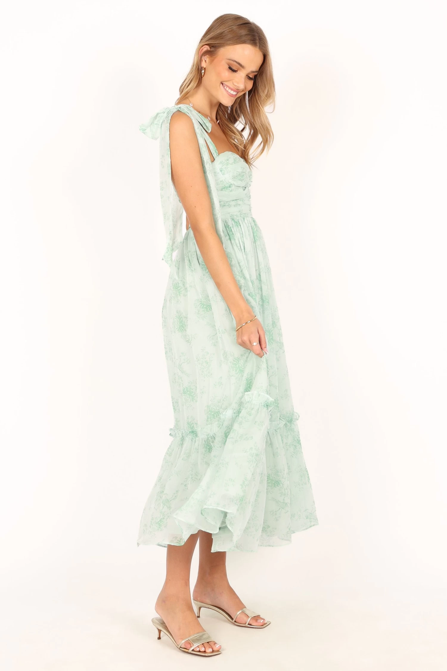 Floret Midi Dress - Sage - Image 7