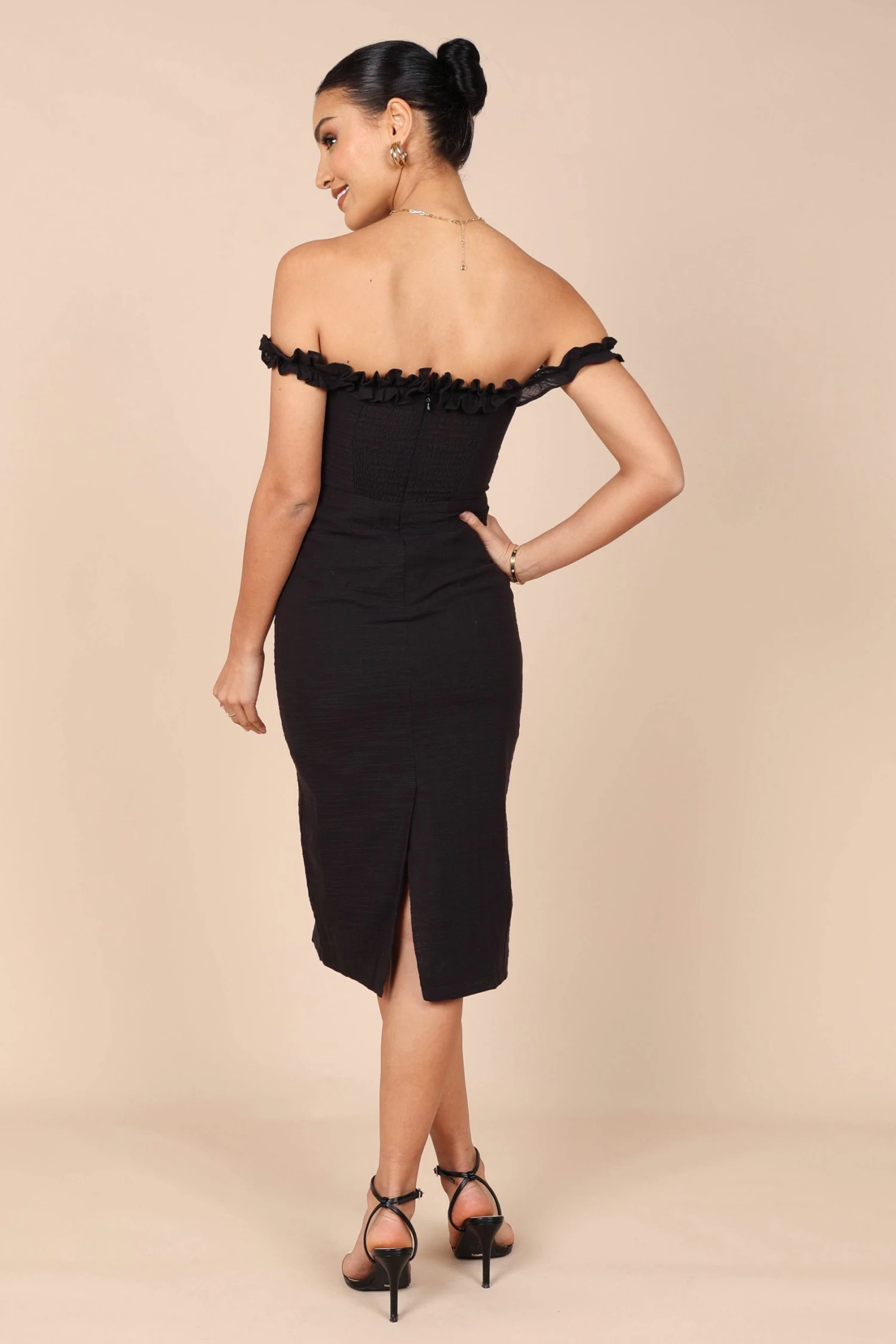 Florez Dress - Black - Image 3