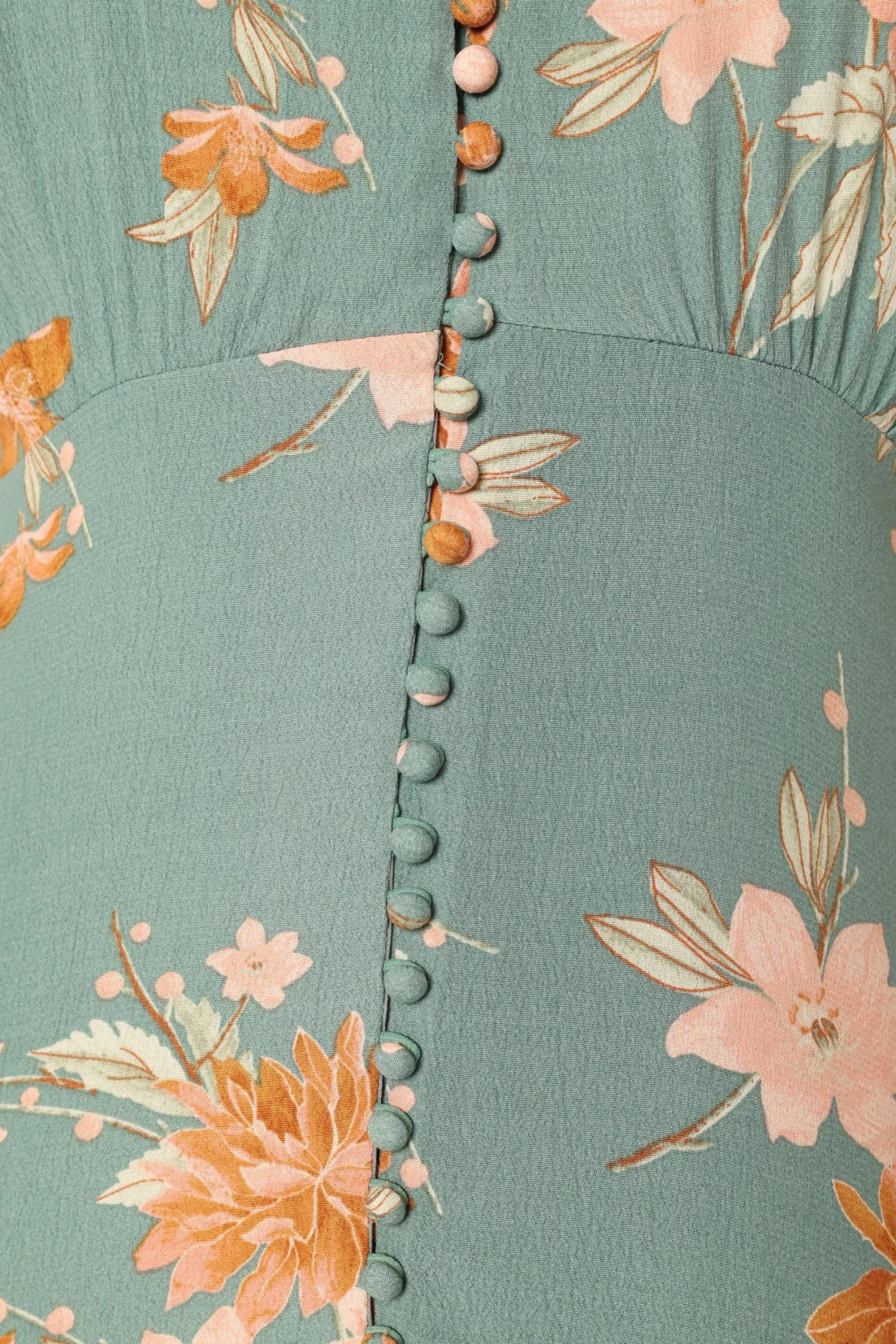 Frampton Midi Dress - Blue Floral - Image 11