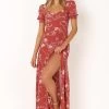 Franklin Maxi Dress - Rust Floral