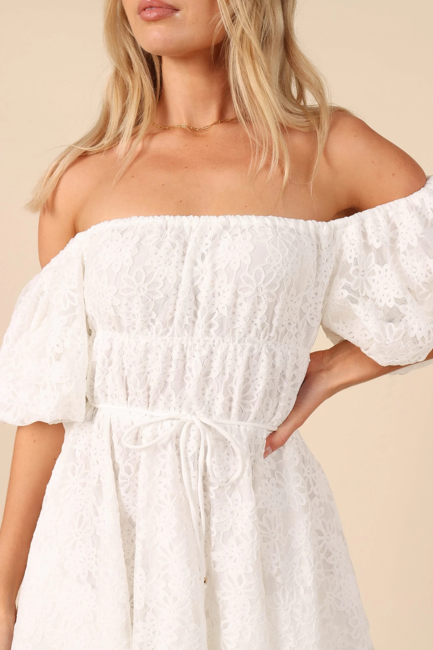 Harriet Dress - White - Image 3