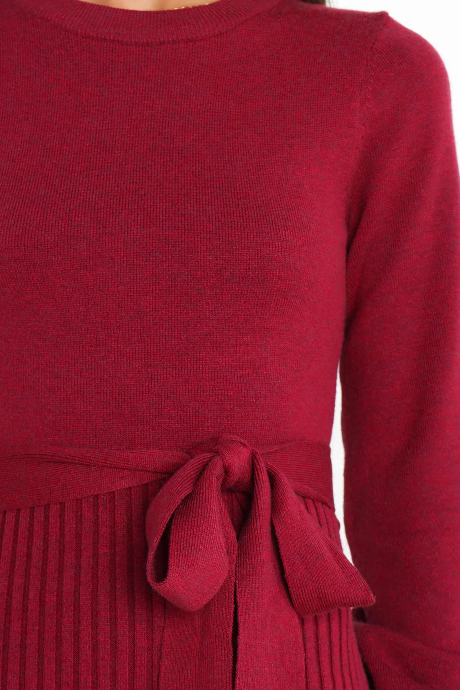 Helena Dress - Wine - Image 6