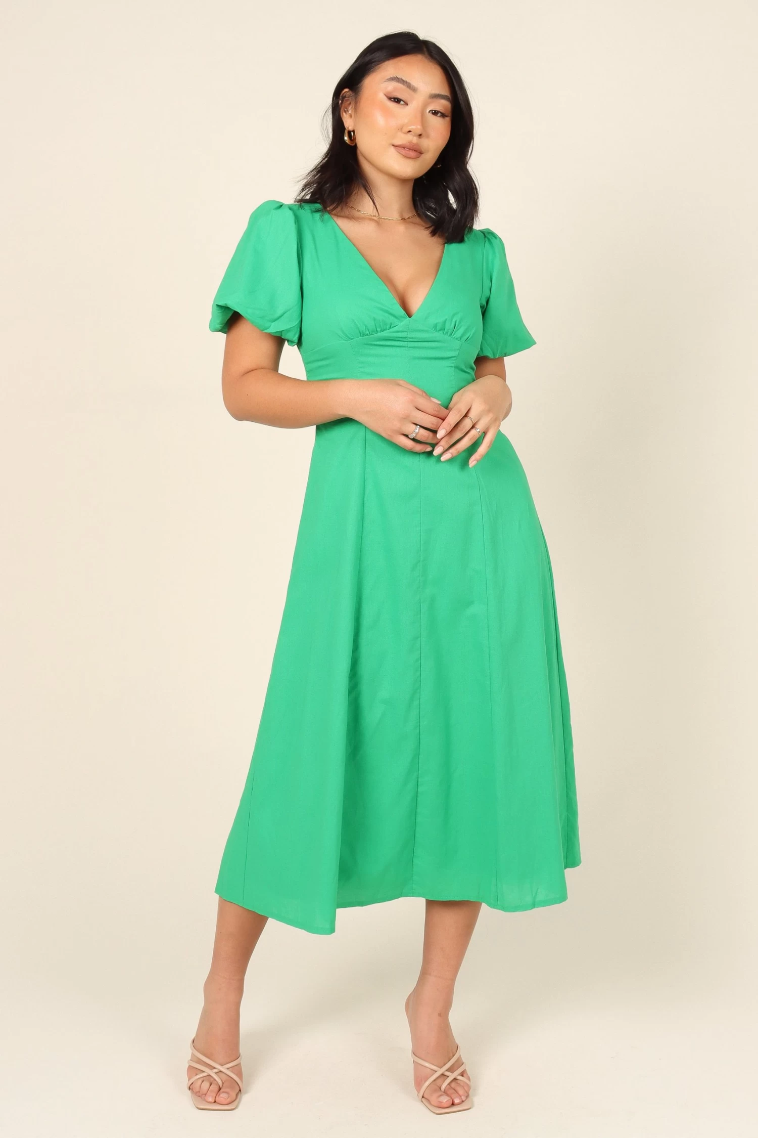 Jamena Dress - Green - Image 6