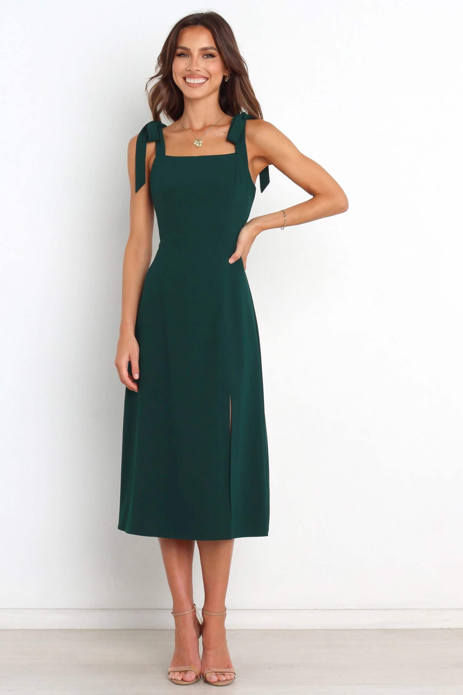 Laurel Dress - Emerald - Image 3
