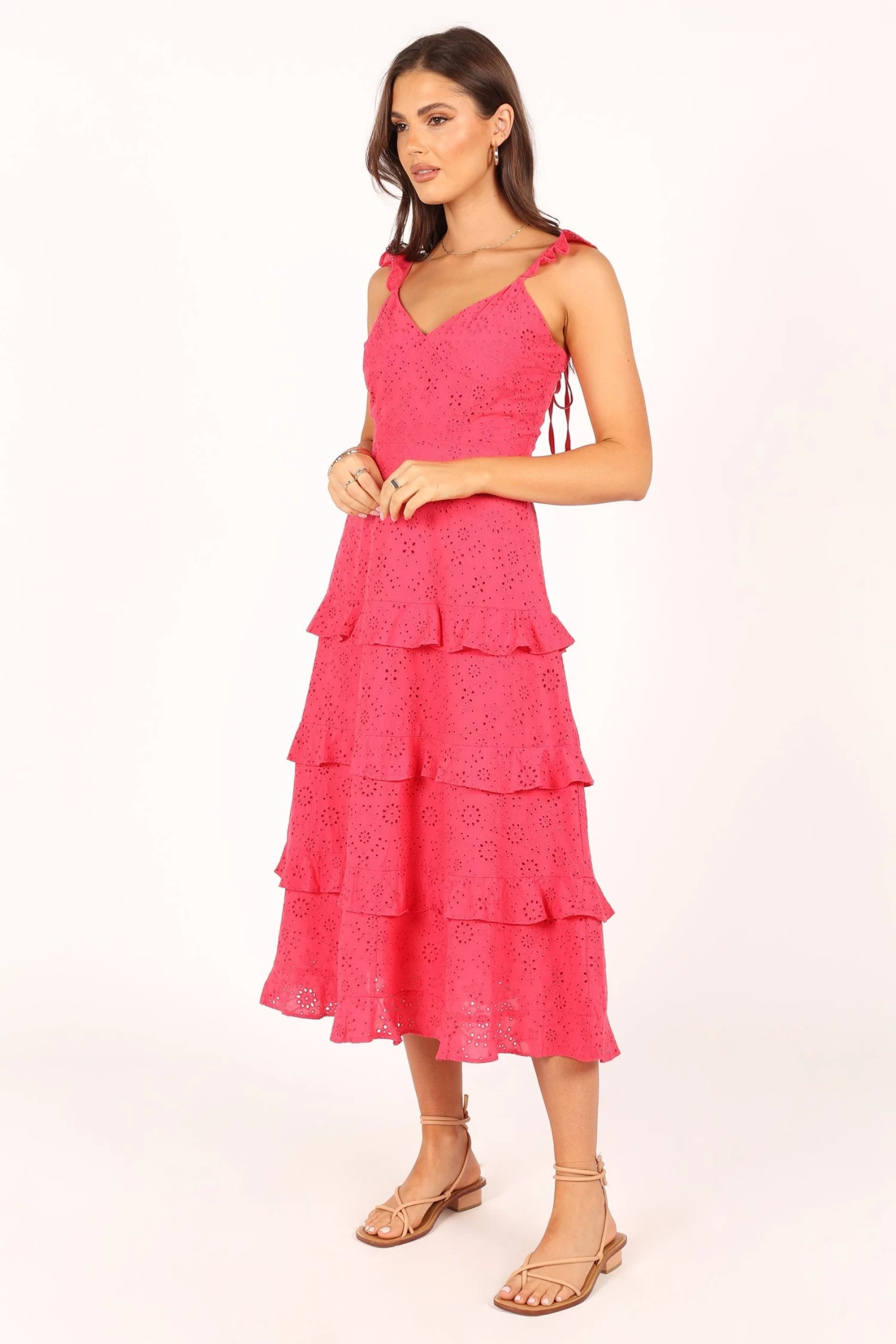 Lillian Midi Dress - Pink - Image 4