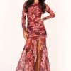 Lucinda Maxi Dress - Wine Floral