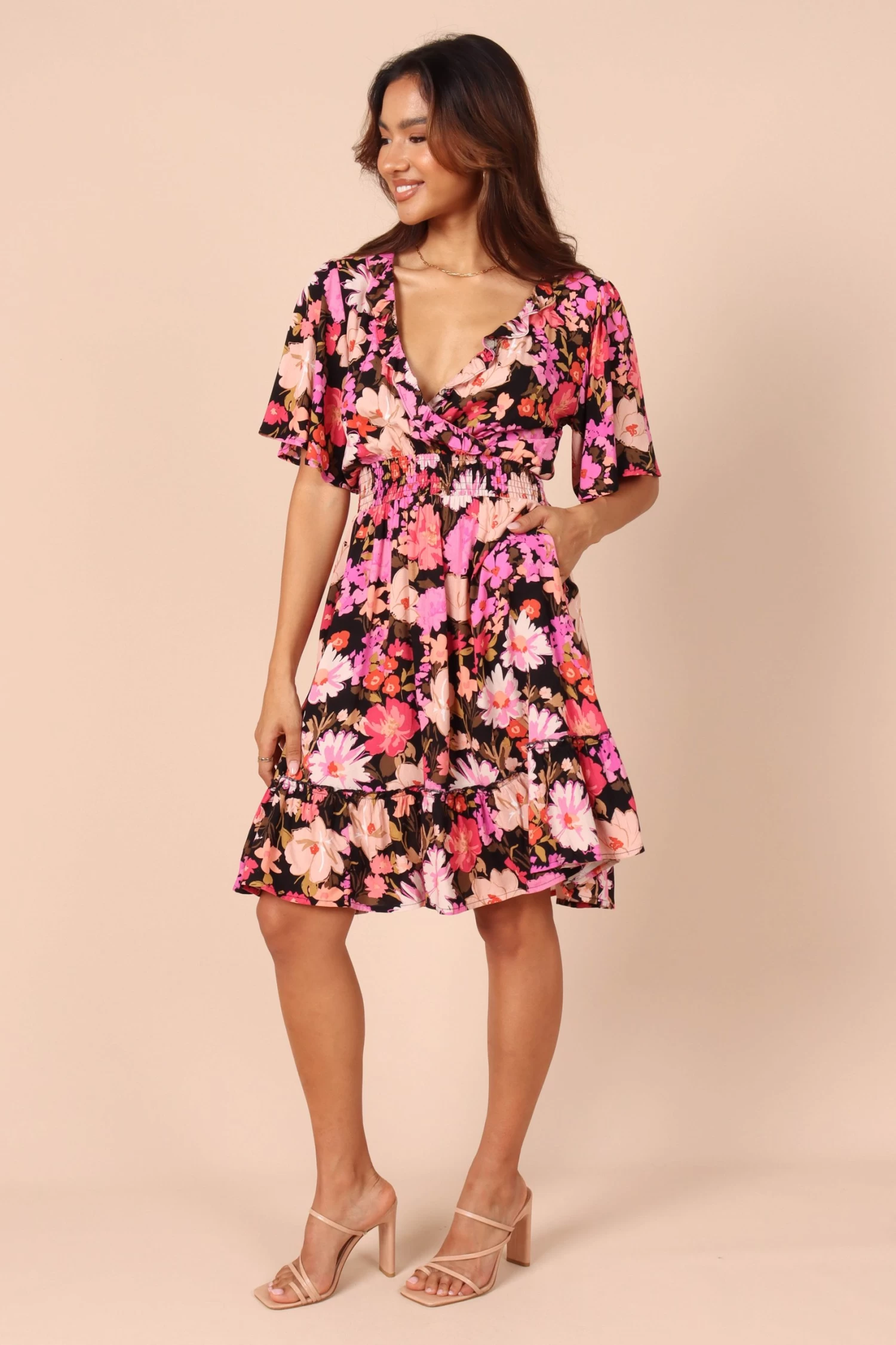 Lyris Mini Dress - Purple - Image 4