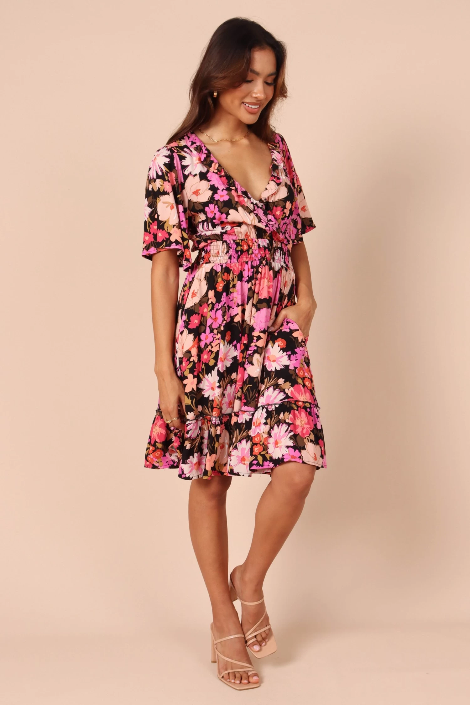 Lyris Mini Dress - Purple - Image 5