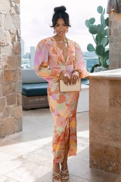 Mindy Dress - Sage Multi