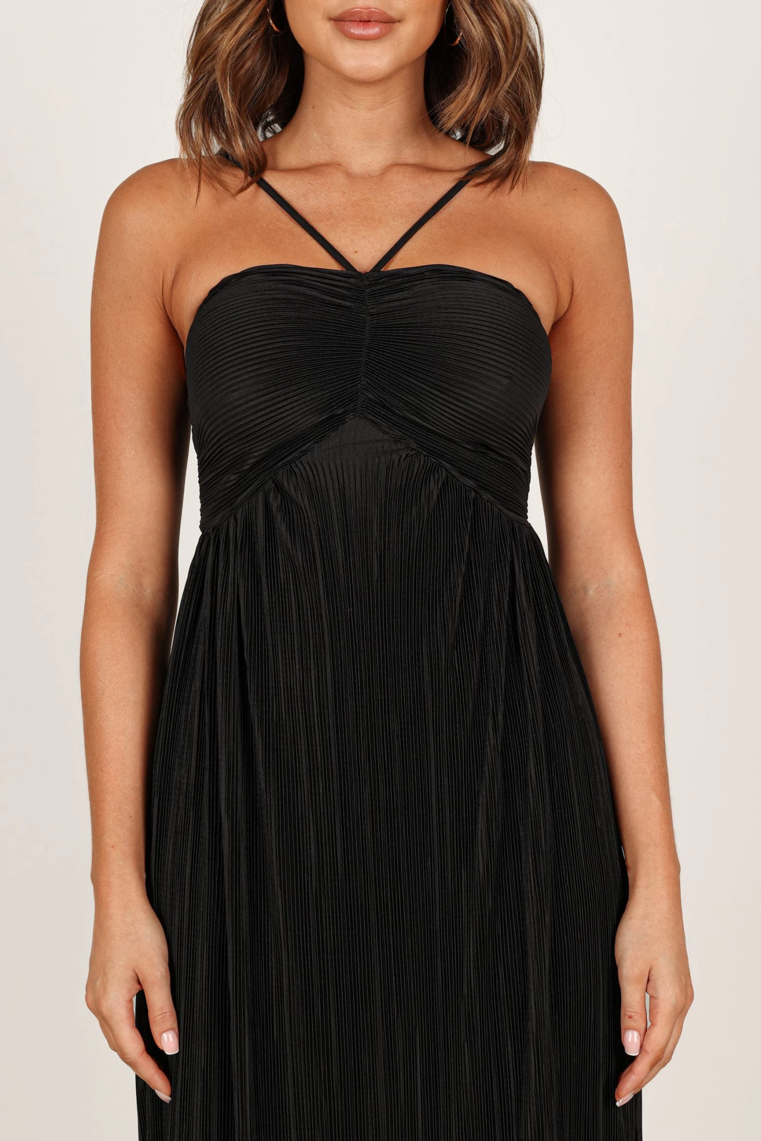 Polly Halterneck Maxi Dress - Black - Image 4