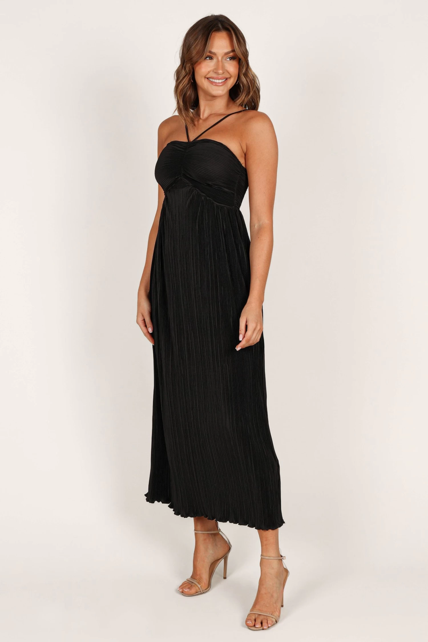 Polly Halterneck Maxi Dress - Black - Image 5