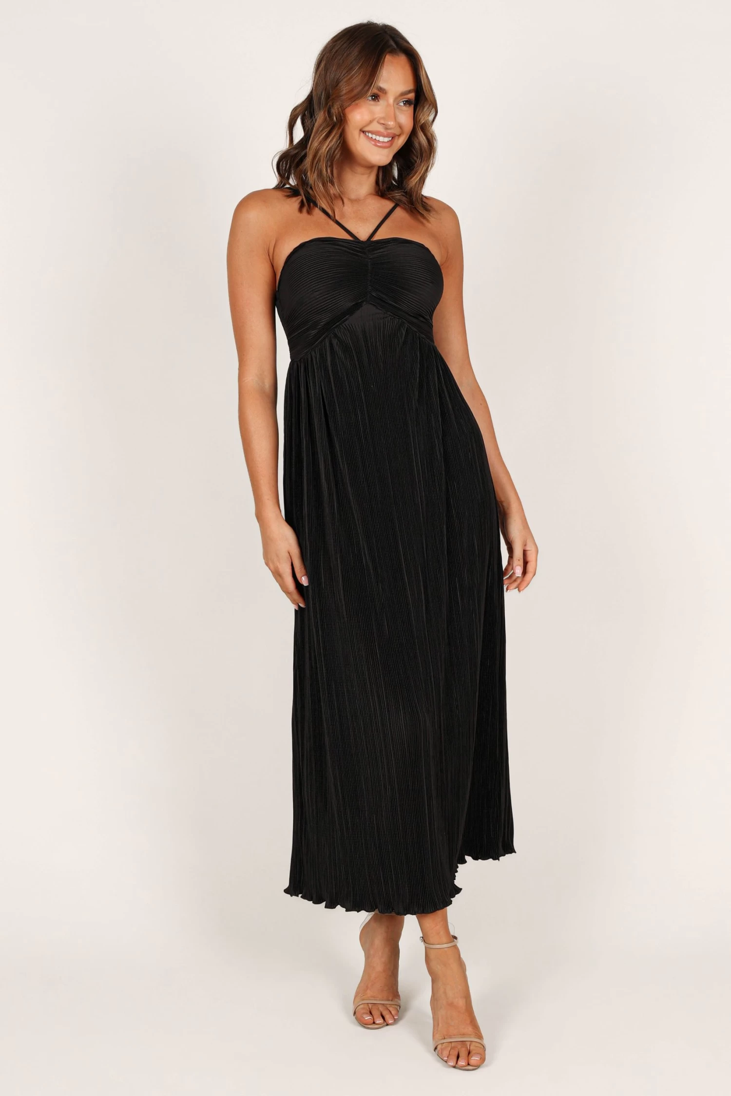Polly Halterneck Maxi Dress - Black - Image 8