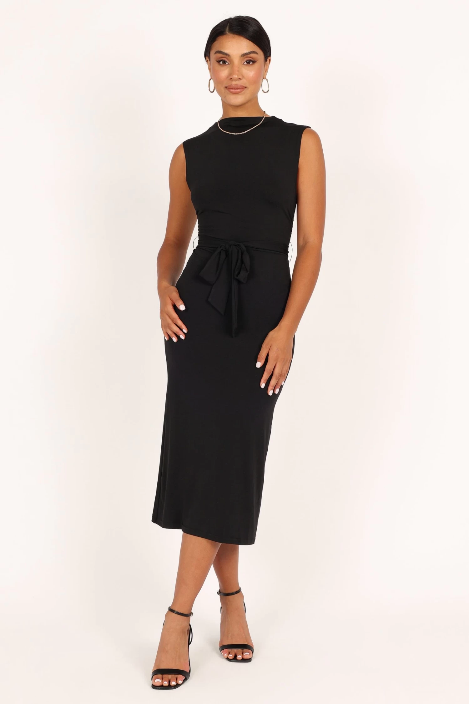 Reeves Midi Dress - Black - Image 6