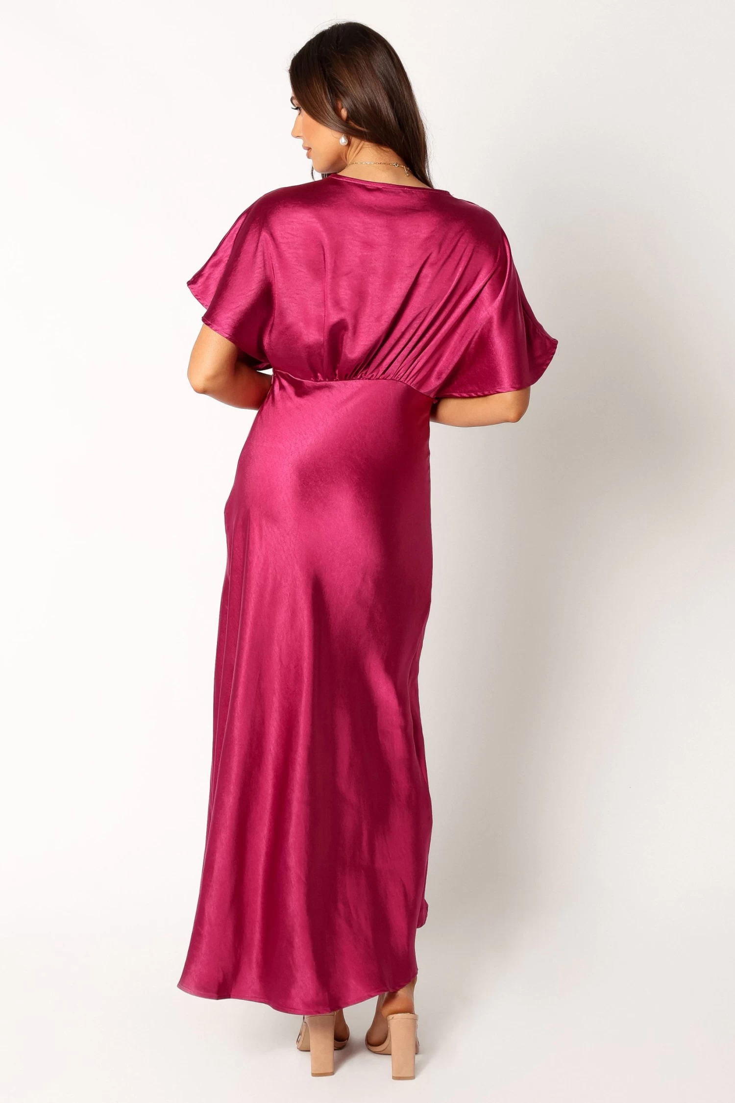 Ricki Maxi Dress - Magenta - Image 3