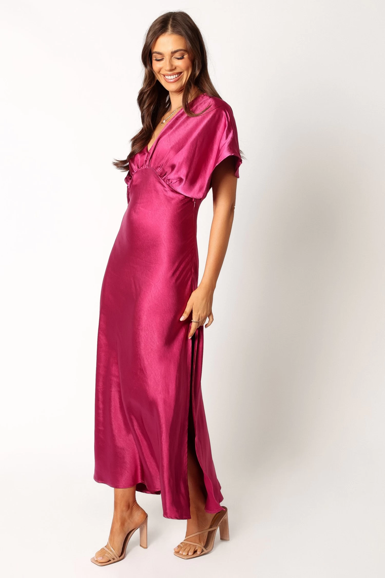Ricki Maxi Dress - Magenta - Image 4