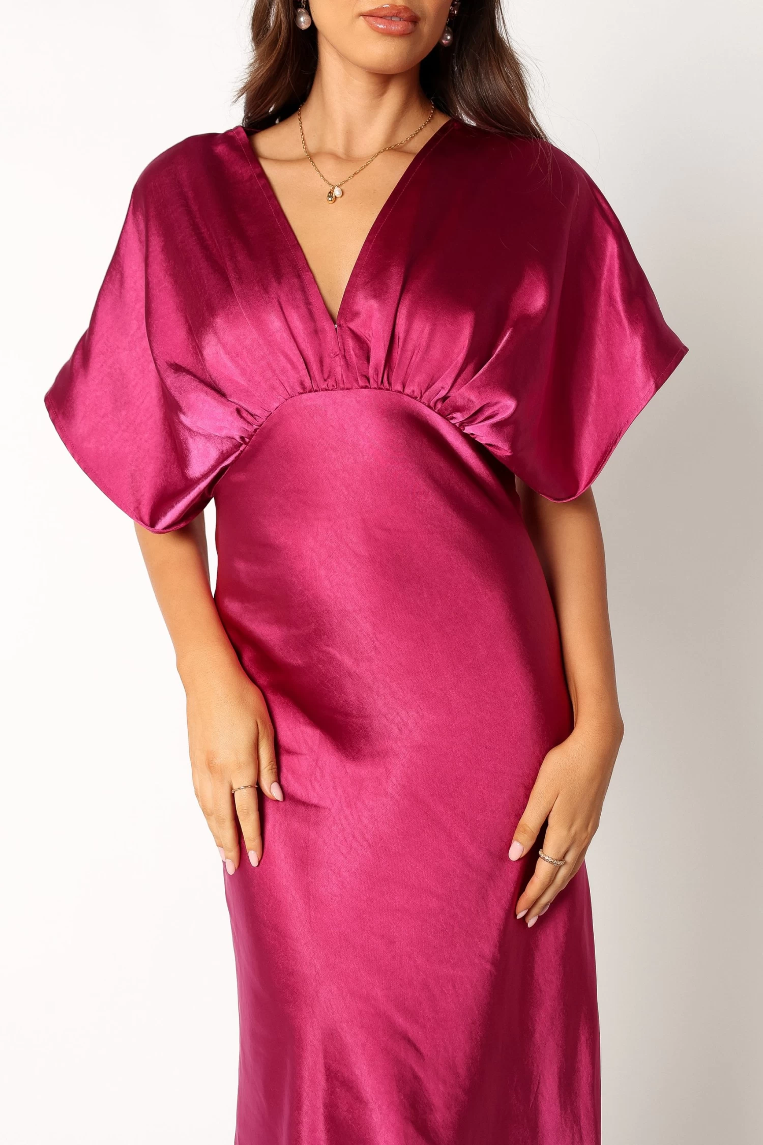 Ricki Maxi Dress - Magenta - Image 5