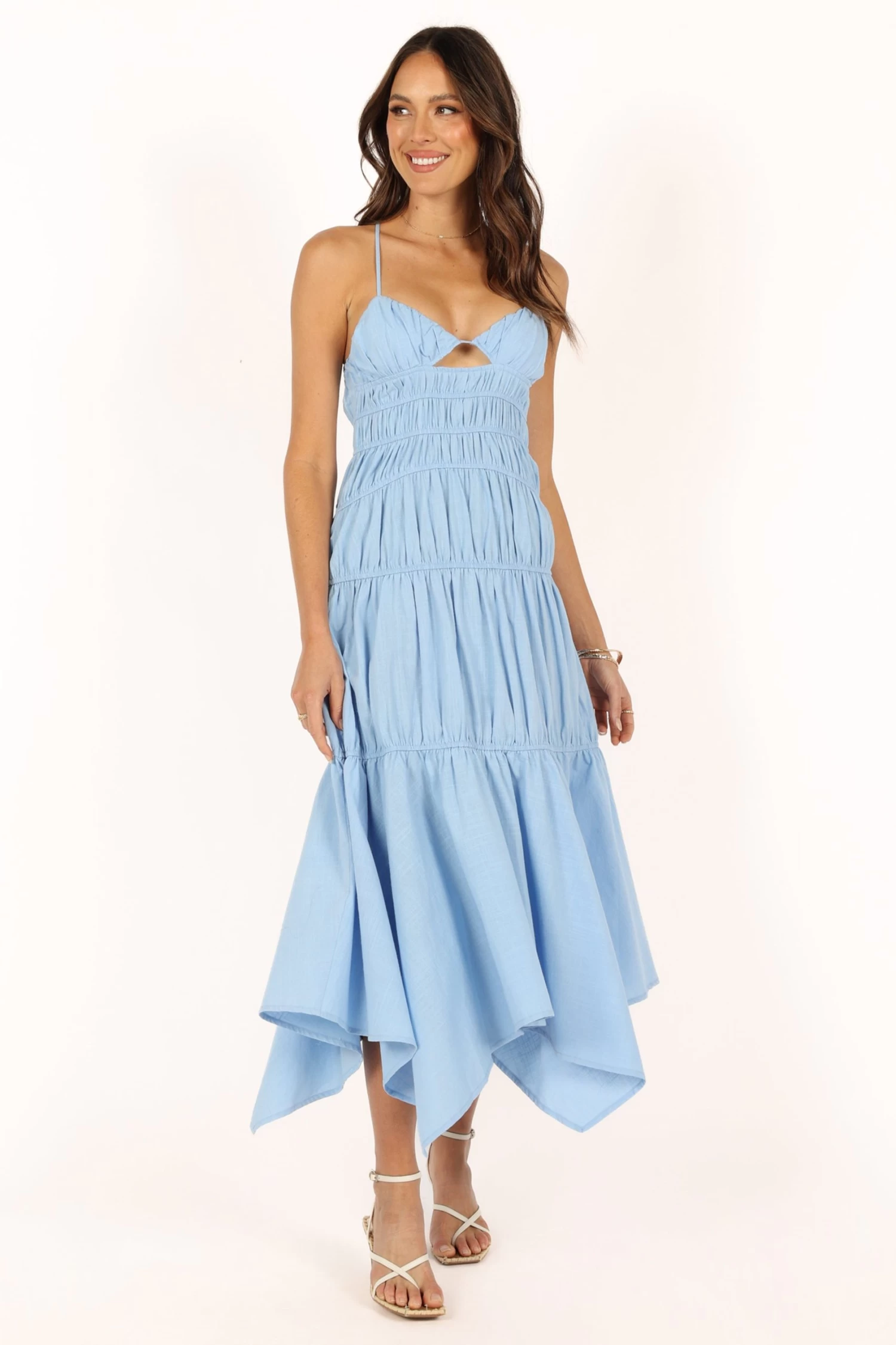 Riley Midi Dress - Blue - Image 4