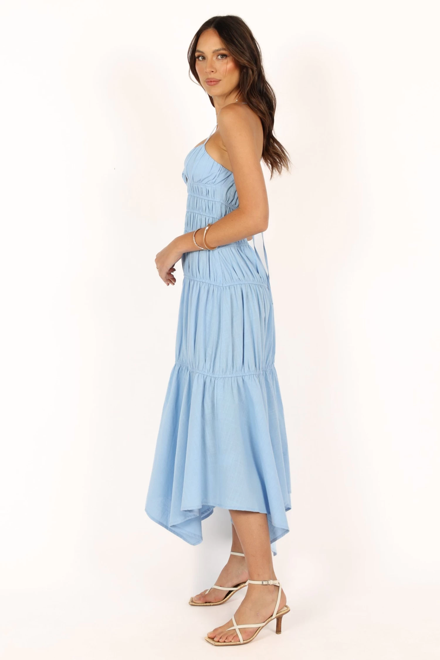 Riley Midi Dress - Blue - Image 9