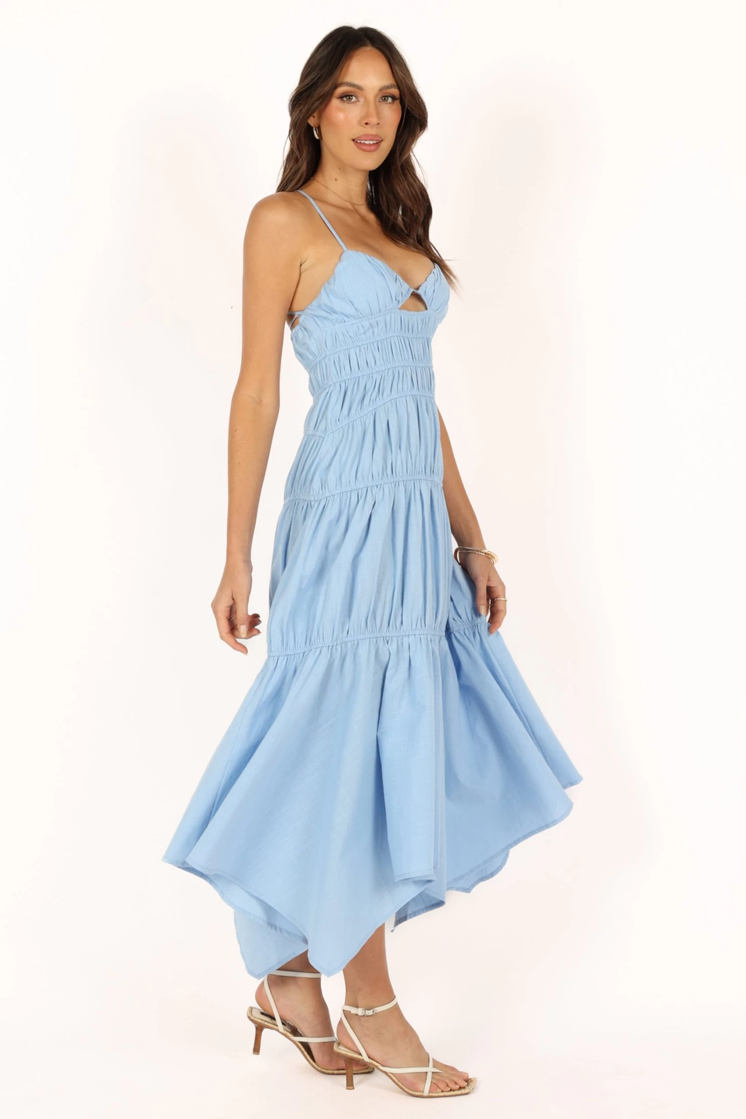 Riley Midi Dress - Blue - Image 12