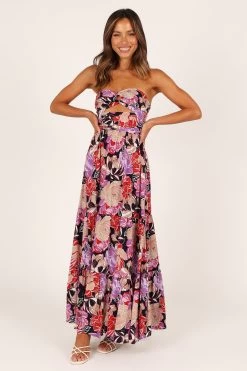 Sarai Dress - Purple Floral