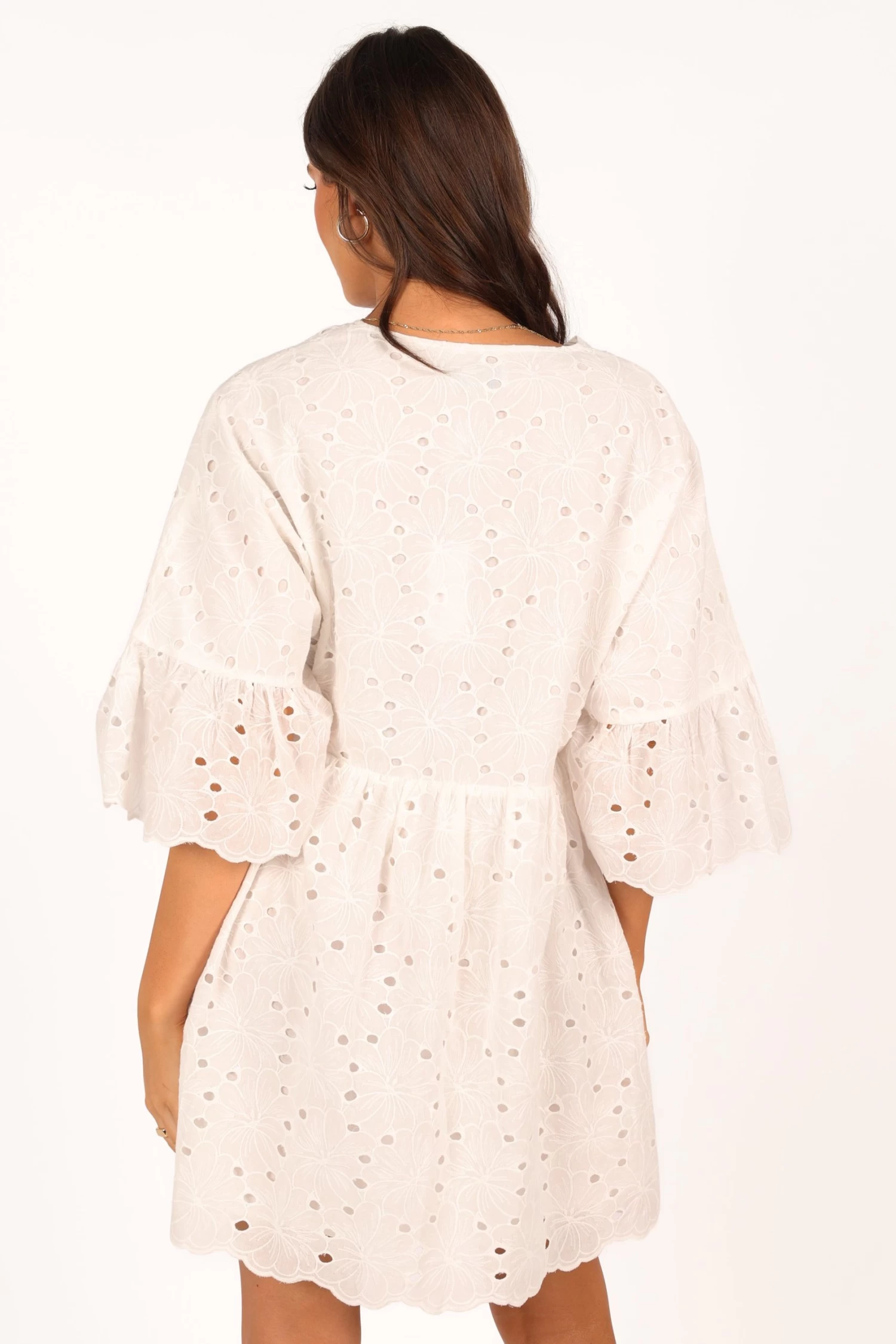 Savannah Mini Dress - White - Image 10