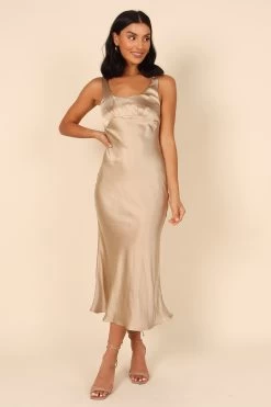 Sawyer Midi Dress - Gold